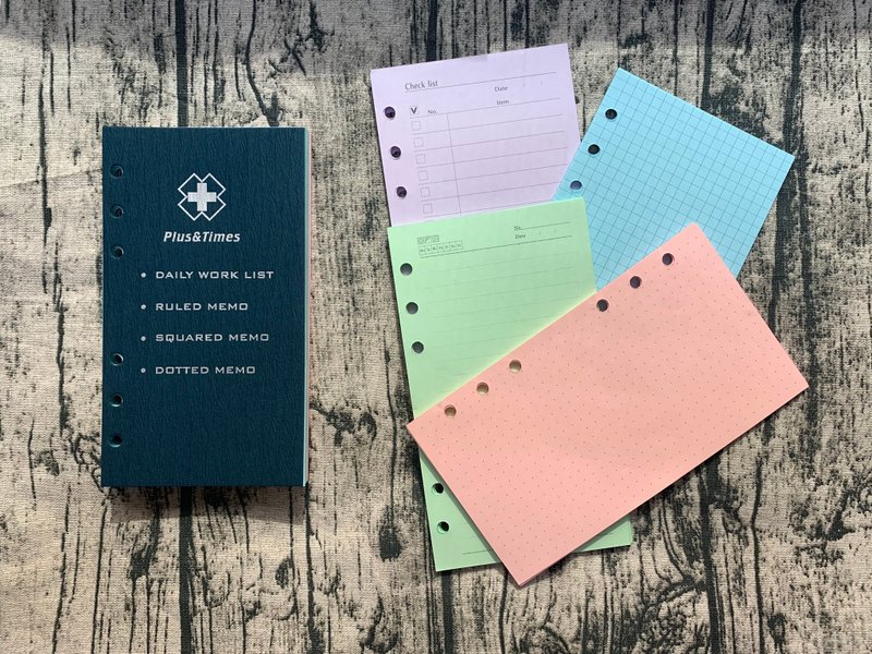 A6活页笔记本内页/6孔活页内芯/随身手札内芯 - 笔记本/手帐 - 纸 