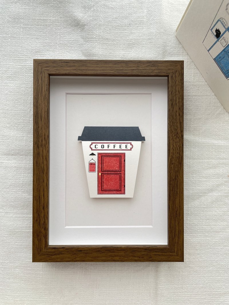 外带一杯惊喜咖啡 迷你卡片 - 卡片/明信片 - 纸 