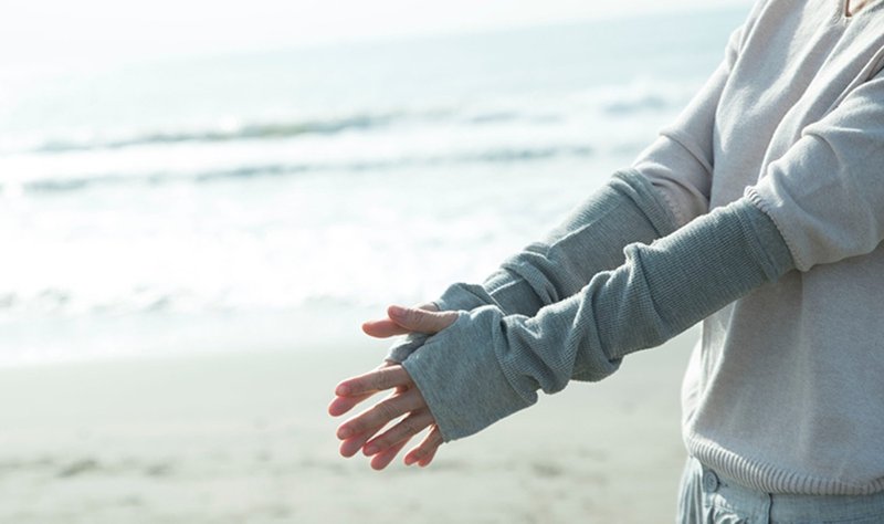 地球树公平贸易fair trade -- 有机棉袖套(灰色) - 其他 - 棉．麻 灰色