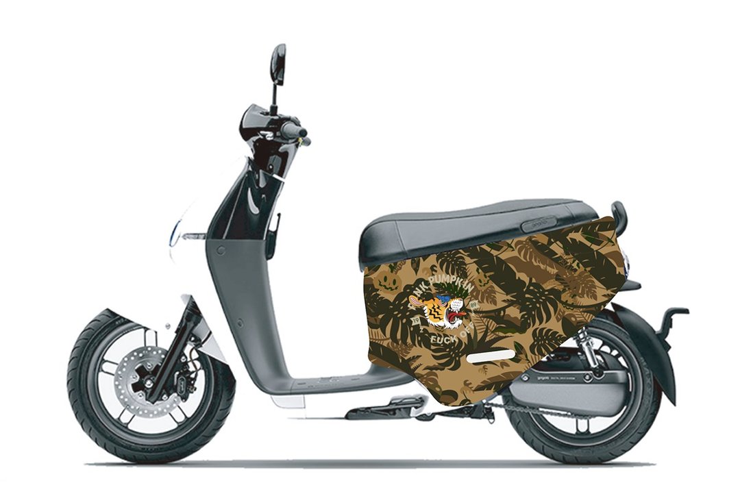 BLR gogoro 防刮车套  iD38 迷彩老虎 - 其他 - 聚酯纤维 咖啡色