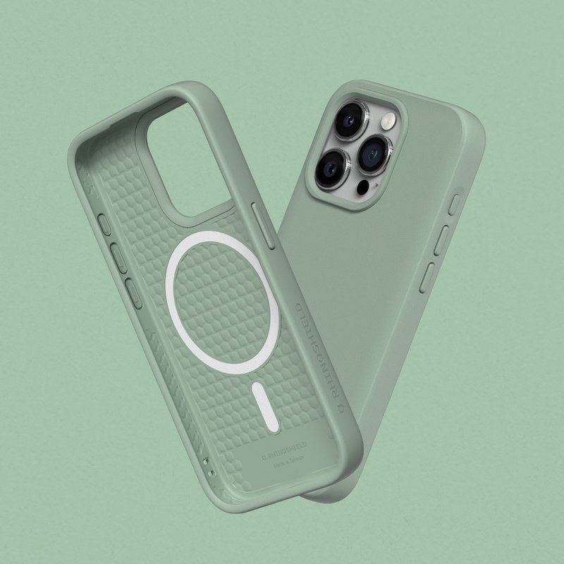 SolidSuit(MagSafe兼容)磁吸手机壳/鼠尾草绿 for iPhone 系列 - 手机壳/手机套 - 塑料 绿色