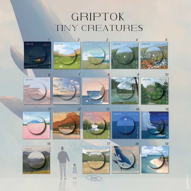 Griptok - Tiny creatures - 手机配件 - 压克力 