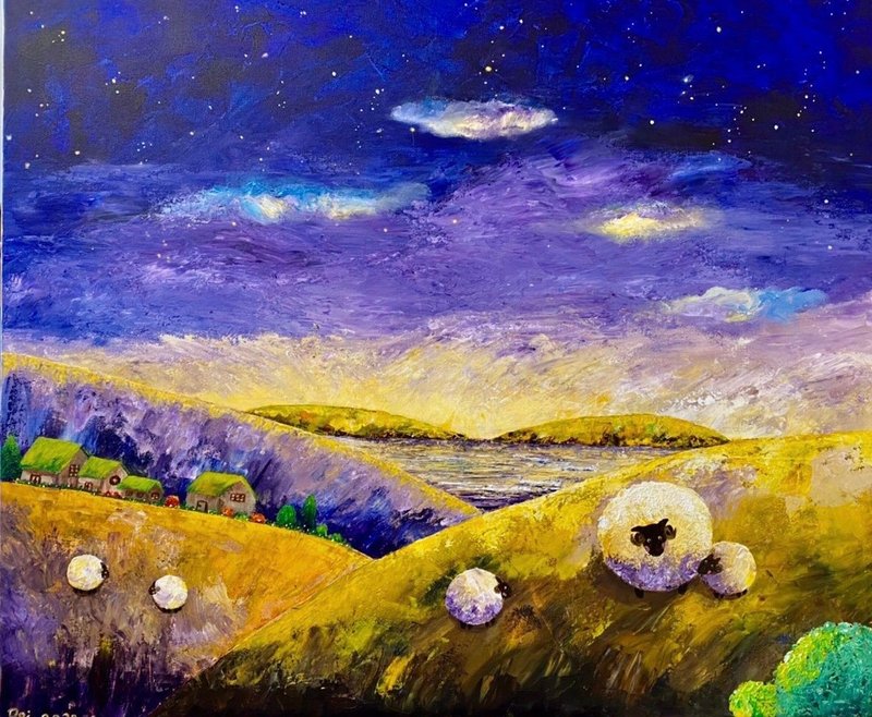 艺术家裴秀美画作系列 - 海报/装饰画/版画 - 颜料 