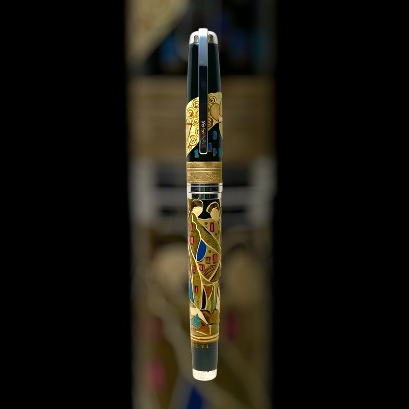 3952老山羊-天然漆彩绘笔 X800 不朽真琴 特调书法钛尖钢笔 - 钢笔 - 其他材质 