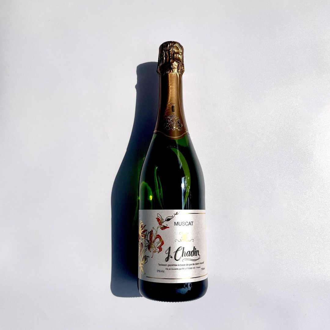 法国 J.Chadin 查帝麝香葡萄气泡饮 无酒精 750mL/瓶 - 果汁/蔬果汁 - 玻璃 金色