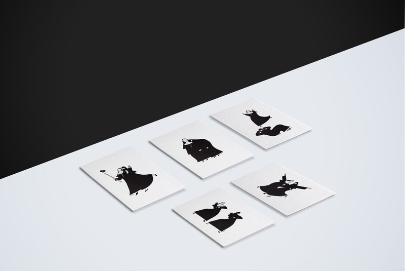 Postcard4x6" |  friends - 卡片/明信片 - 纸 