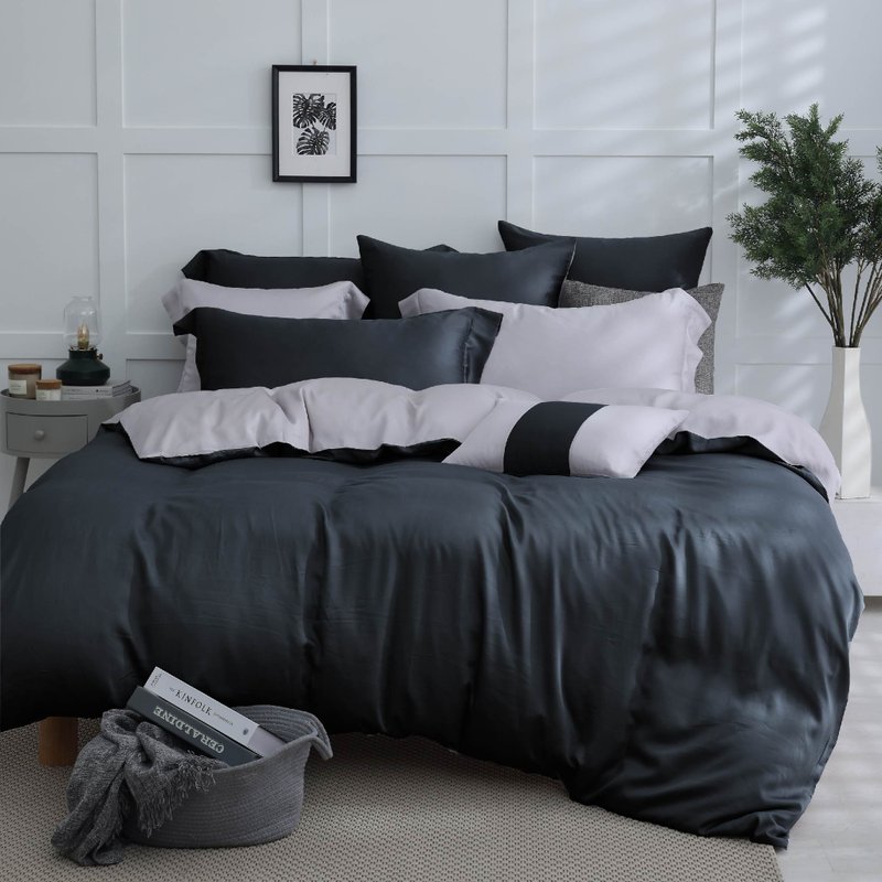 60支莱赛尔天丝/单人双人加大双色铺棉两用被套/多款颜色/可订做 - 被子/毛毯 - 其他材质 多色