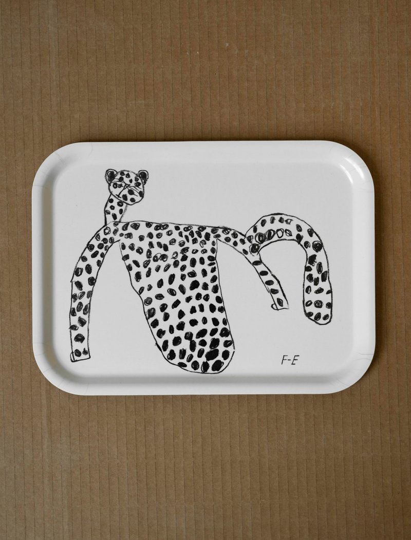 北欧设计方型托盘- LEO SMALL TRAY (27 X 20 cm) - 托盘/砧板 - 木头 卡其色
