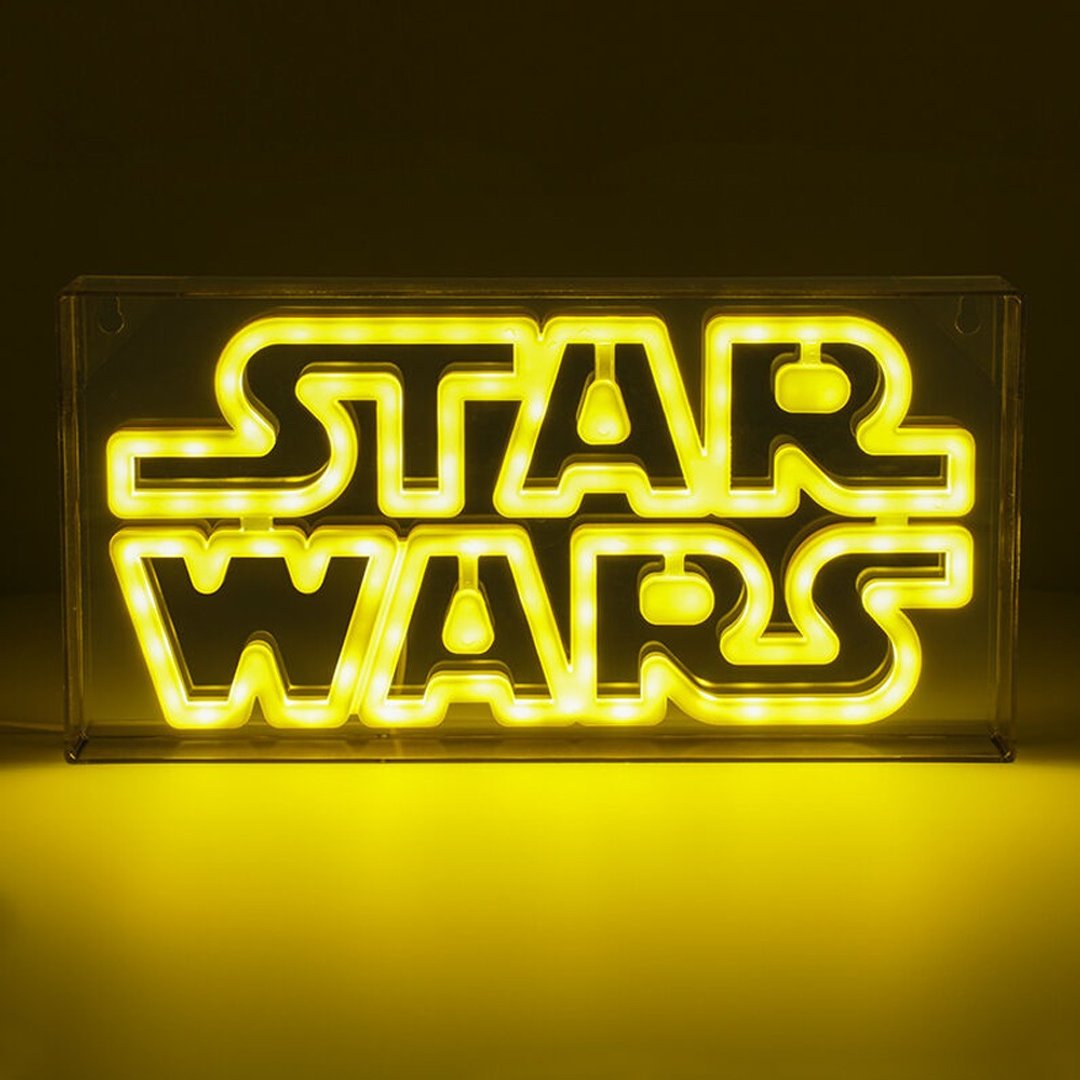星际大战 STAR WARS 电影经典 LOGO灯 炫黄霓虹灯 - 灯具/灯饰 - 塑料 