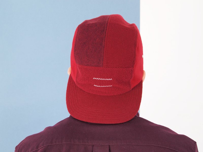 Limited Five Patch Cap : S/S 2016 Red Edition : Uniquely crafted by Madmatter - 帽子 - 其他材质 红色