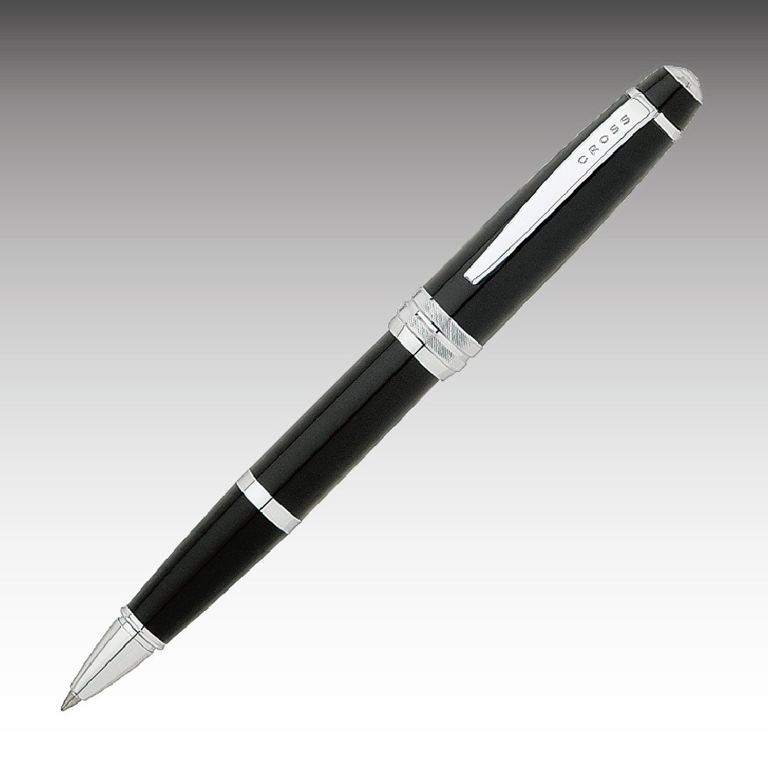 CROSS Bailey贝礼系列黑亮漆钢珠笔免费刻字  (原厂正货) - 钢珠笔 - 其他金属 黑色