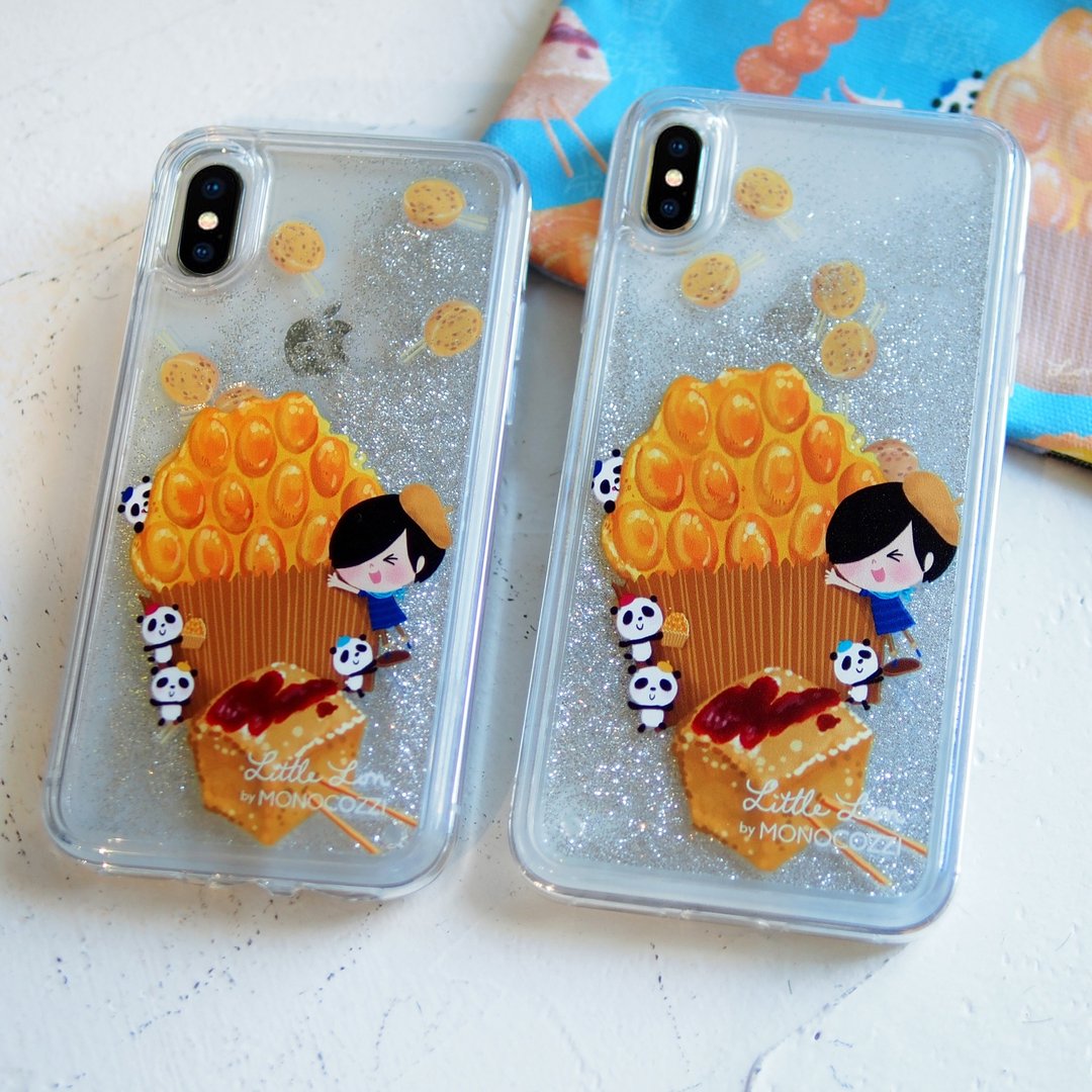 PATTERN LAB X LITTLE LON | IPHONE XS/Max 流沙手机壳-鸡蛋仔 - 手机壳/手机套 - 塑料 透明