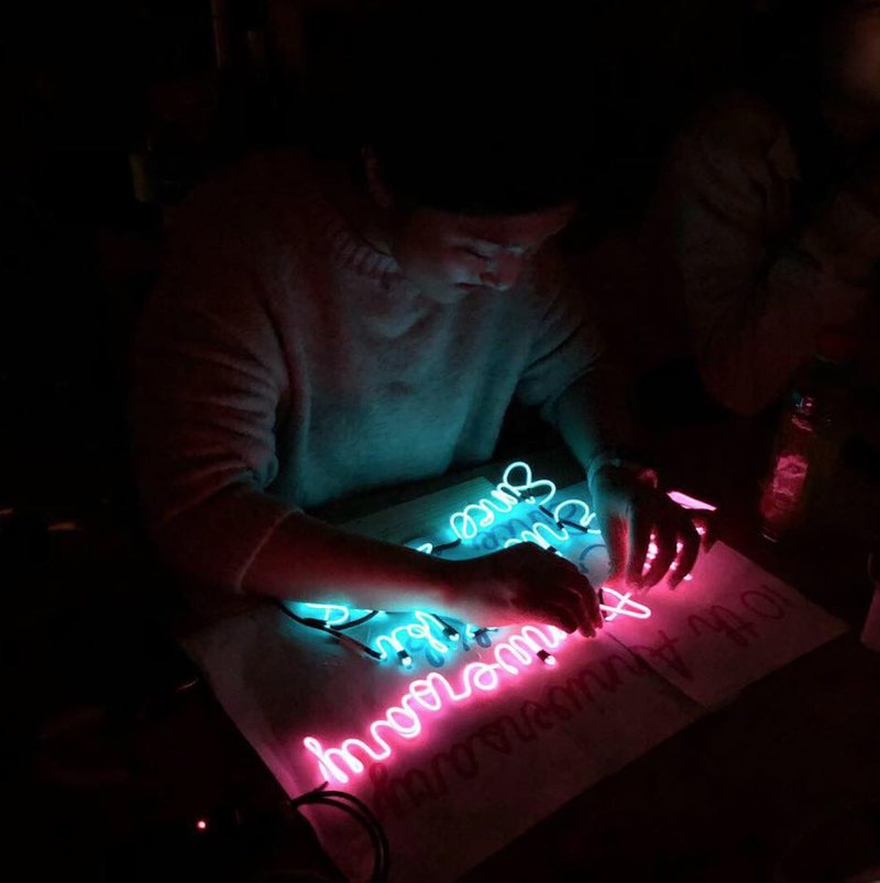 neonlite 霓虹文字灯工作坊 /两字中文/ - 其他 - 塑料 