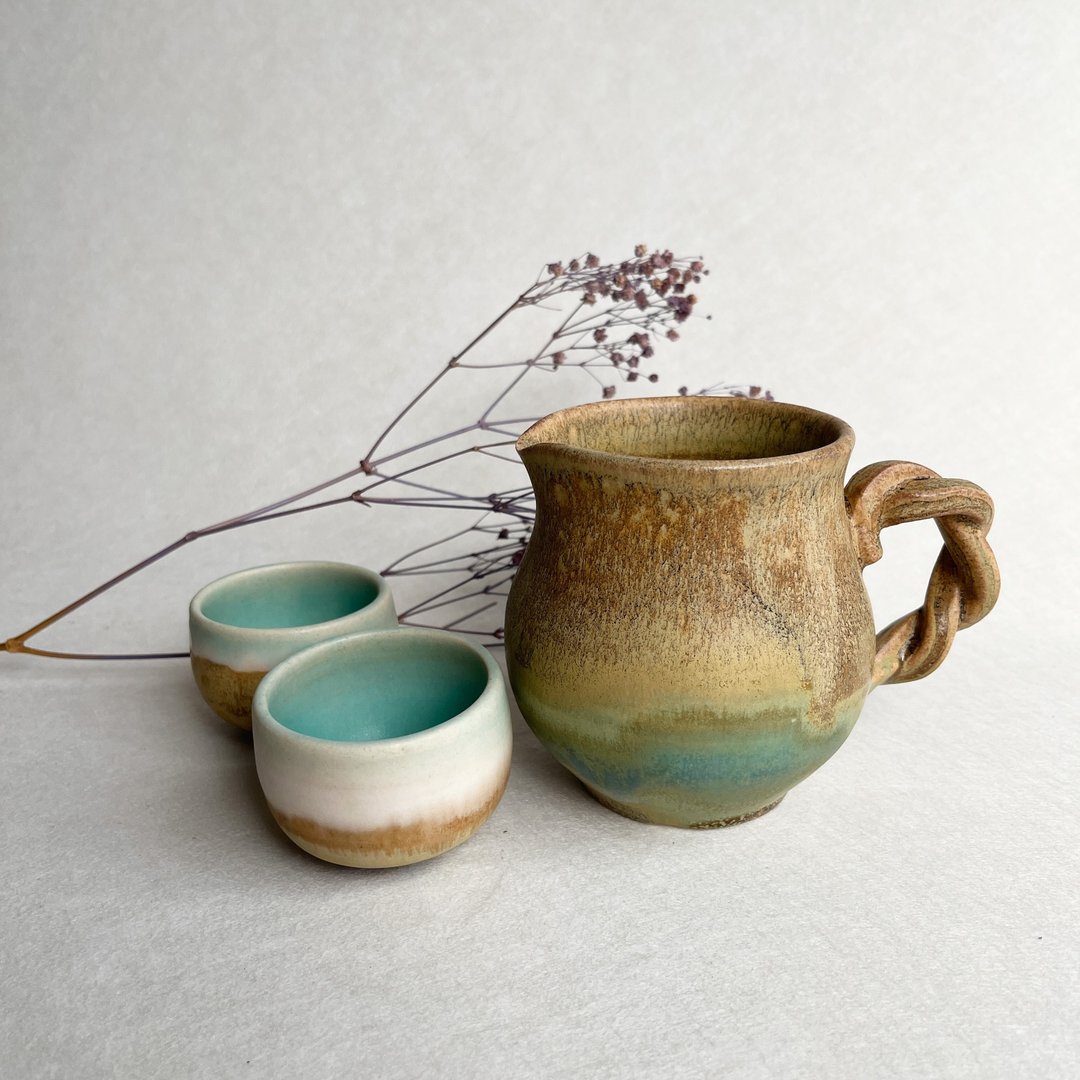福利品出清。寂林。手工陶瓷茶海 公道杯 茶杯 陶器 茶具 礼物 - 茶具/茶杯 - 陶 多色