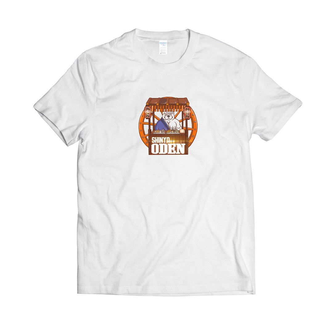 深夜食堂 T-shirt 白/黑/灰/藏青 - 男装上衣/T 恤 - 棉 多色
