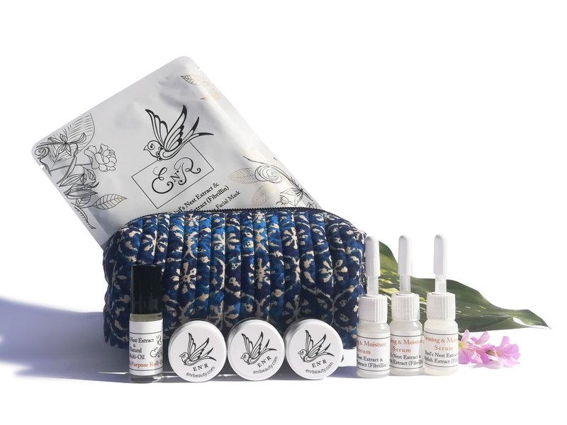 【限量】印度手工化妆包 保湿旅行组 - 防晒 - 其他材质 