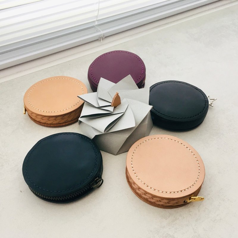 【定制化礼物】意大利真皮零钱包/小物收纳 - 零钱包 - 真皮 多色