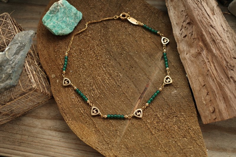 段落心音轨道项链 - 项链 - 其他金属 金色