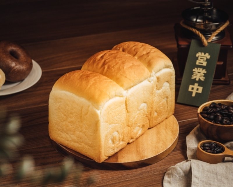 【熟成 炽咖啡】老面制作_云朵生吐司 /1条 - 面包/吐司 - 其他材质 卡其色