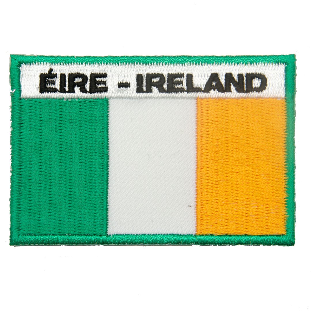 爱尔兰 电绣布标 Flag Patch贴章 热烫徽章 刺绣臂章 烫布贴纸 布 - 徽章/别针 - 绣线 多色