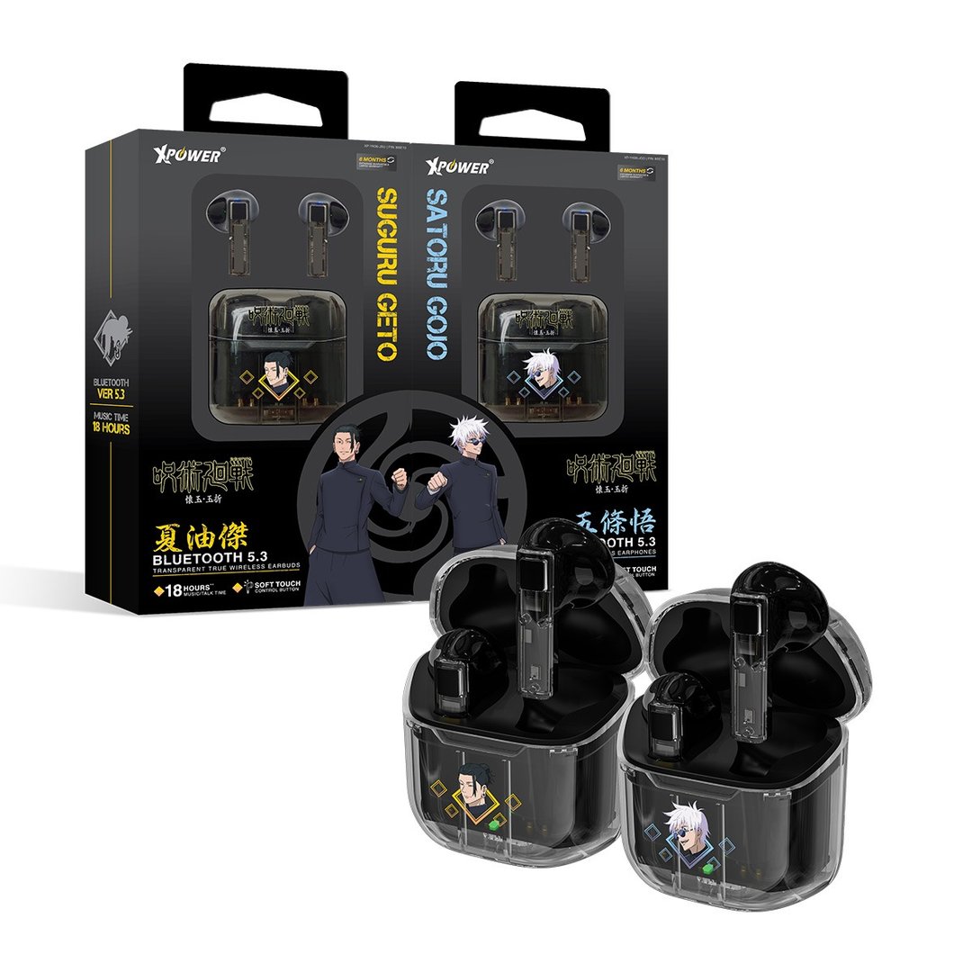 XPower x 咒术回战 BSE10 透明真无线 蓝牙5.3蓝牙耳机 - 耳机 - 其他金属 多色