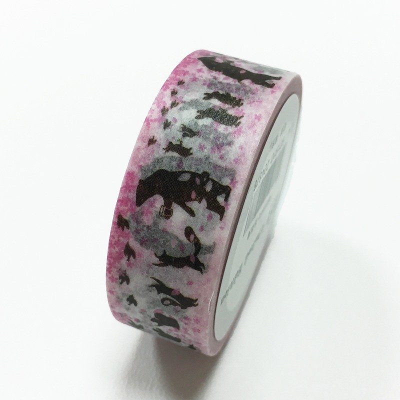 mt x 冈山城 和纸胶带【花见 (MT01K910)】限定限量款 - 纸胶带 - 纸 粉红色