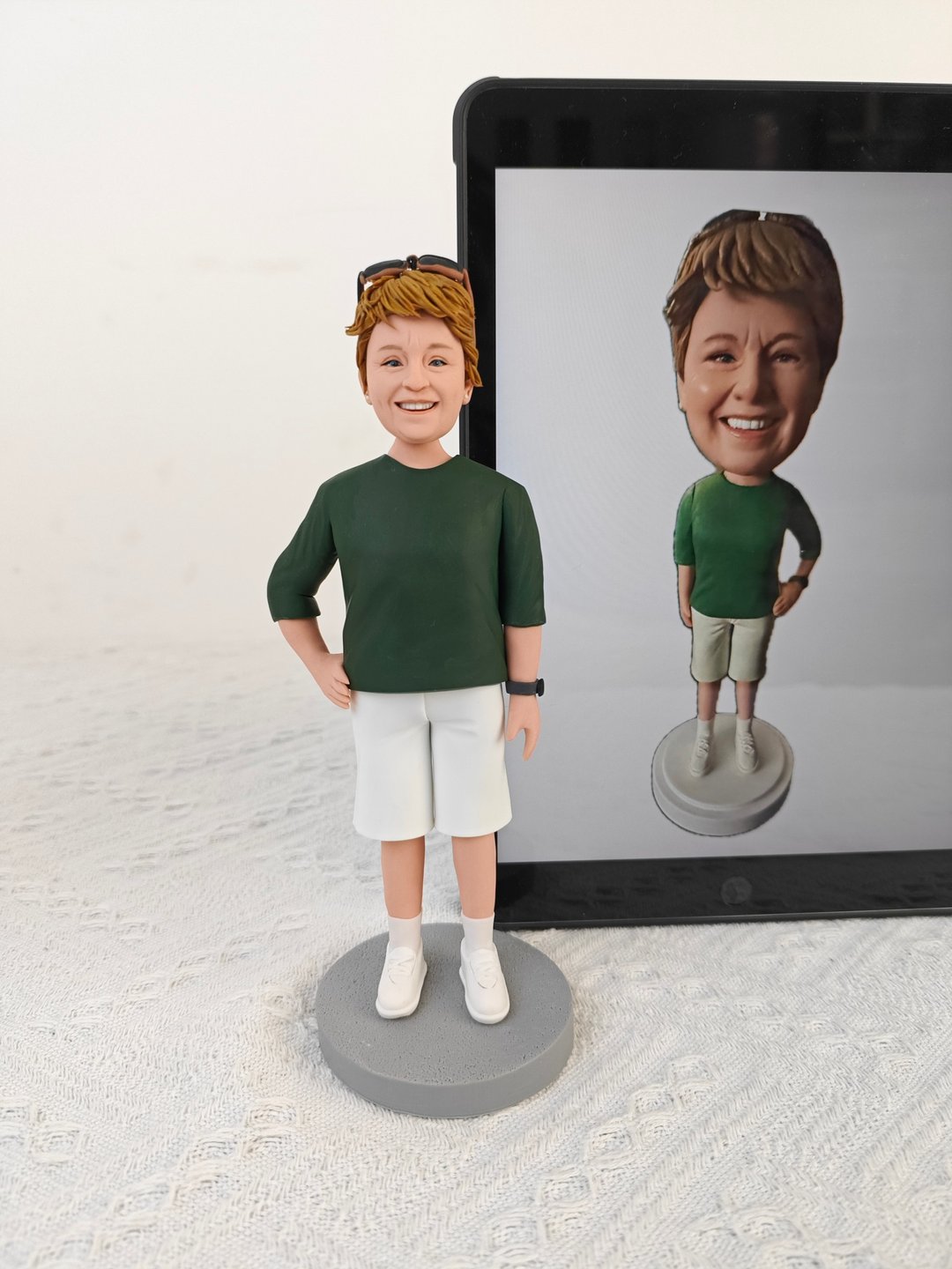 奶奶 外婆 长辈 生日礼物订制 订制化 人偶 公仔 似颜绘 照片摆饰 - 玩偶/公仔 - 粘土 多色