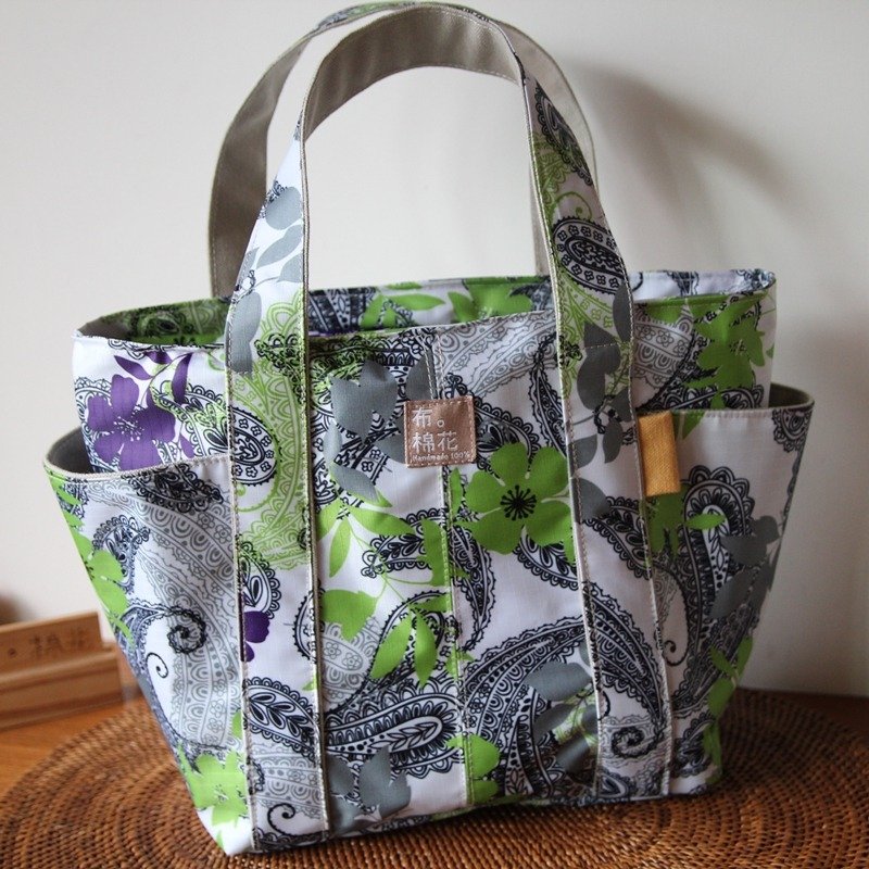 春天花漾细致防水布手提包, 散步包, 手拿包 - 手拿包 - 防水材质 多色