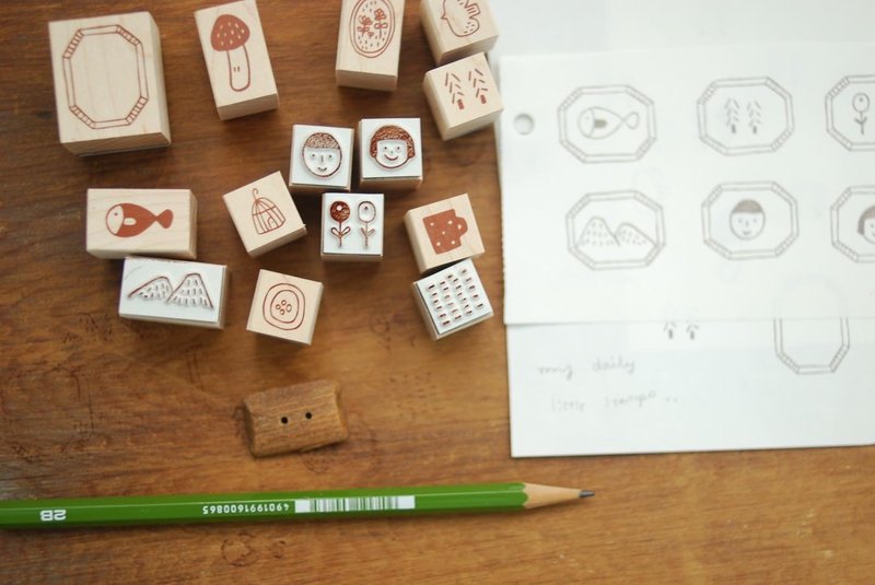 小岛匠所 复刻章 - 日常一盒 - 印章/印台 - 木头 