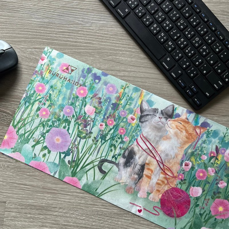 布噜得-小情人猫加大款防尘擦拭布(20x50cm)/键盘布/防尘布 - 数码小物 - 聚酯纤维 