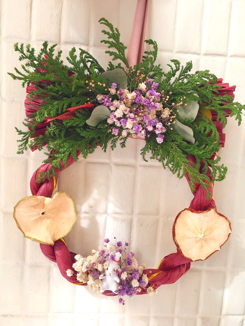 -花园哩趣- 2023来哟 兔年豪好注连绳 - 干燥花/捧花 - 植物．花 