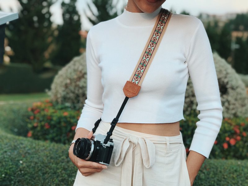 Navajo  / LARGE  SIZE / CAMERA STRAP by YESIDID - 相机背带/脚架 - 人造皮革 多色