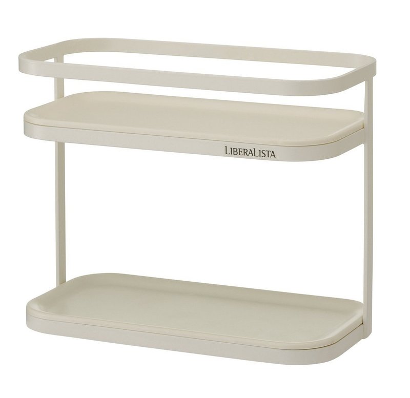 LIBERALISTA 双层瓶罐收纳架 (小) 厨房调味罐收纳架 - 收纳用品 - 其他金属 白色