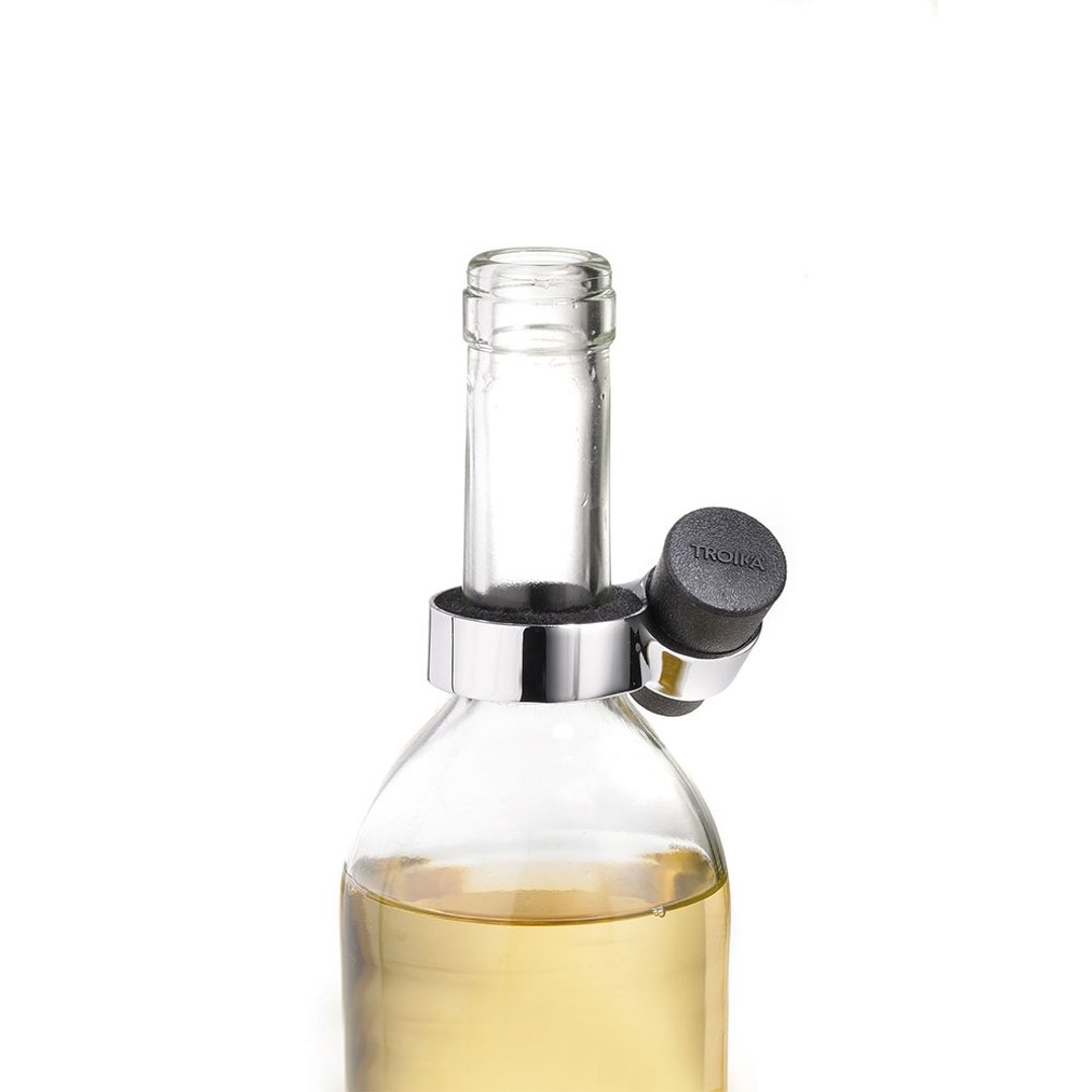 软木塞与防滴漏酒领 - 酒杯/酒器 - 硅胶 黑色