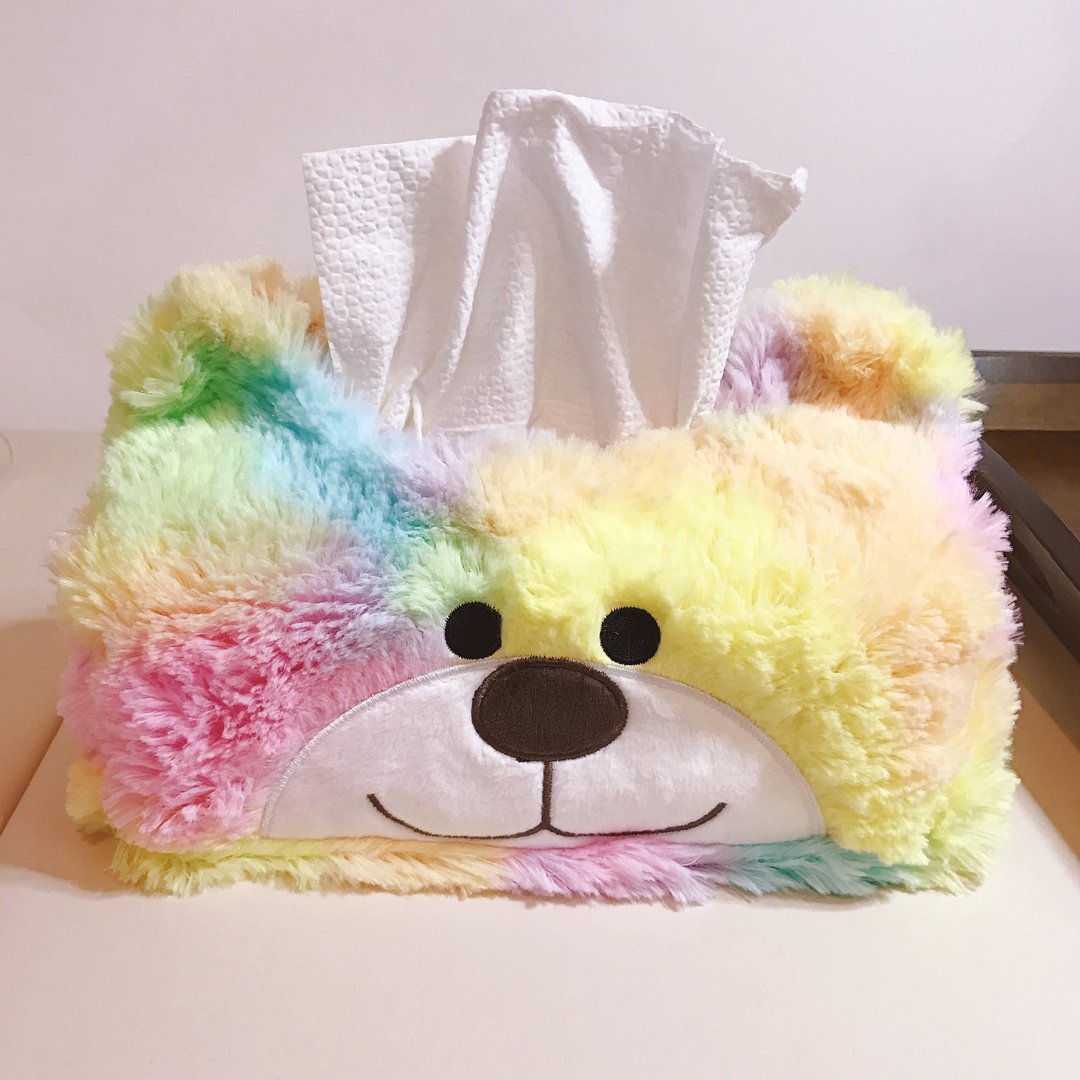 CANDY BEAR 棉花糖熊面纸套 - 玩偶/公仔 - 聚酯纤维 多色