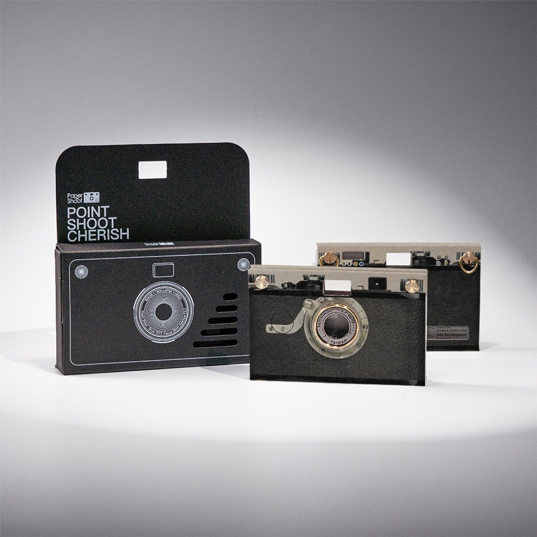 【CASE ONLY】复古相机系列 Vintage 纸壳 (不含主机)PaperShoot - 相机 - 纸 多色