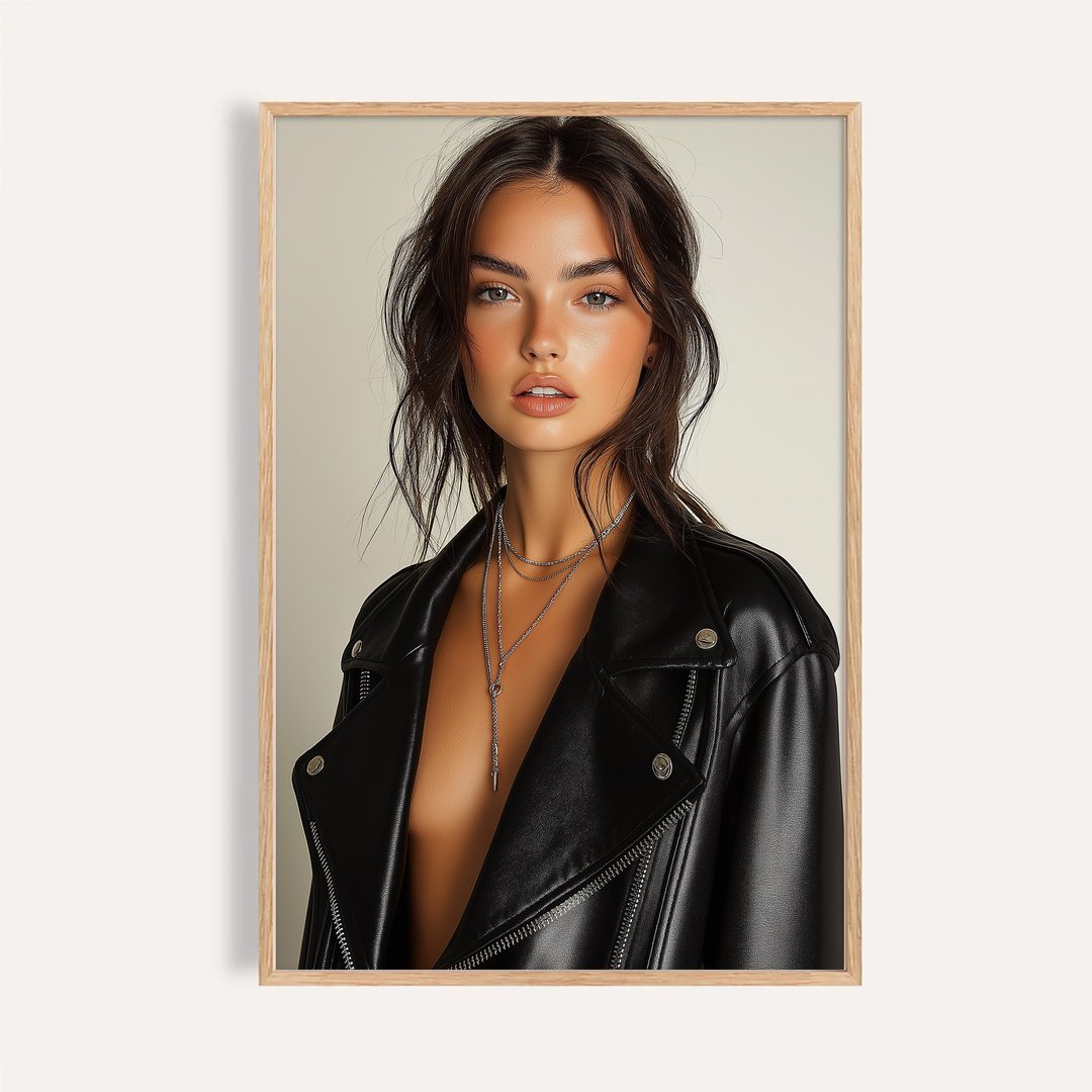 黑革诗语 Leather Muse / 都市女性时尚摄影挂画 - 海报/装饰画/版画 - 纸 