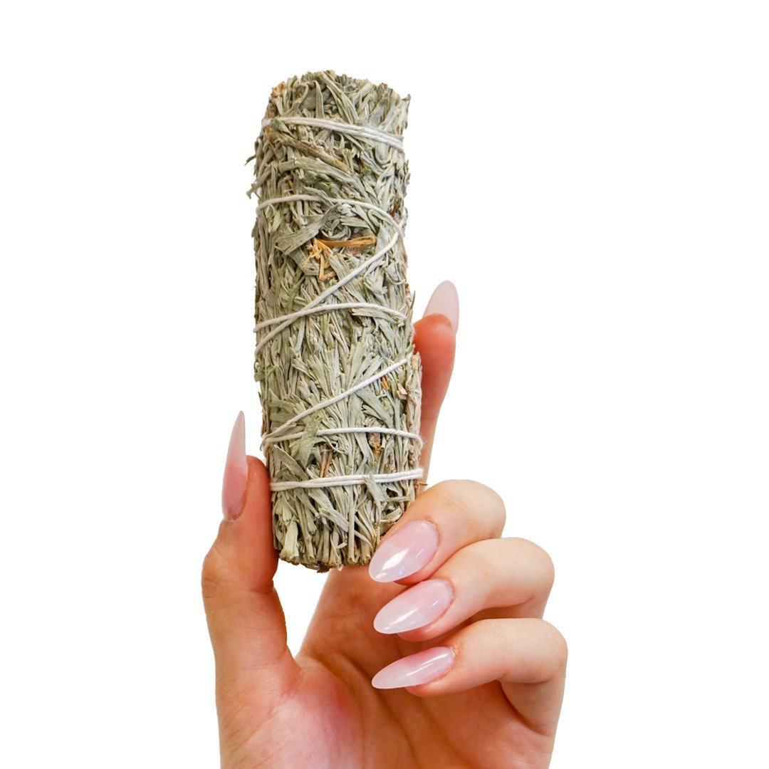 Faiza Naturals 加洲蓝鼠尾草烟薰棒 4寸 真空包装 美国农场直送 - 香薰/精油/线香 - 植物．花 蓝色