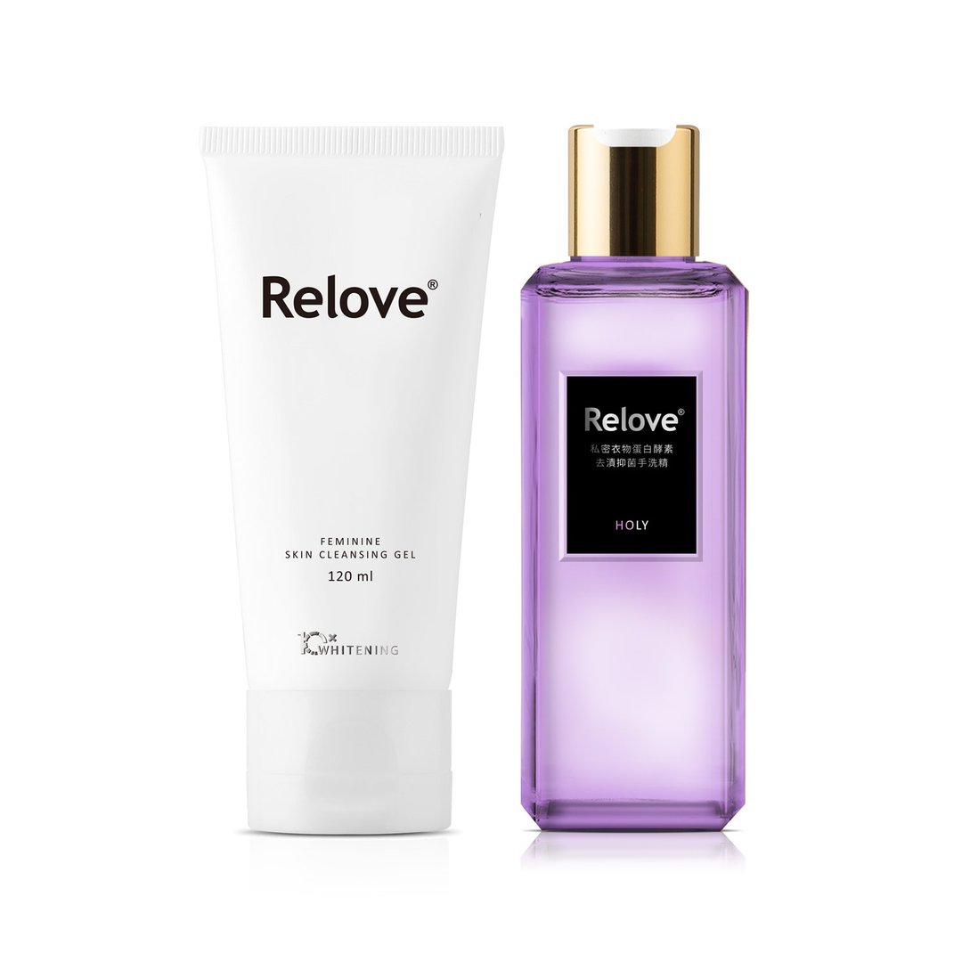 Relove 私密双洗临门任搭组(私密洁净露+贴身衣物手洗精) - 私密护理 - 其他材质 多色
