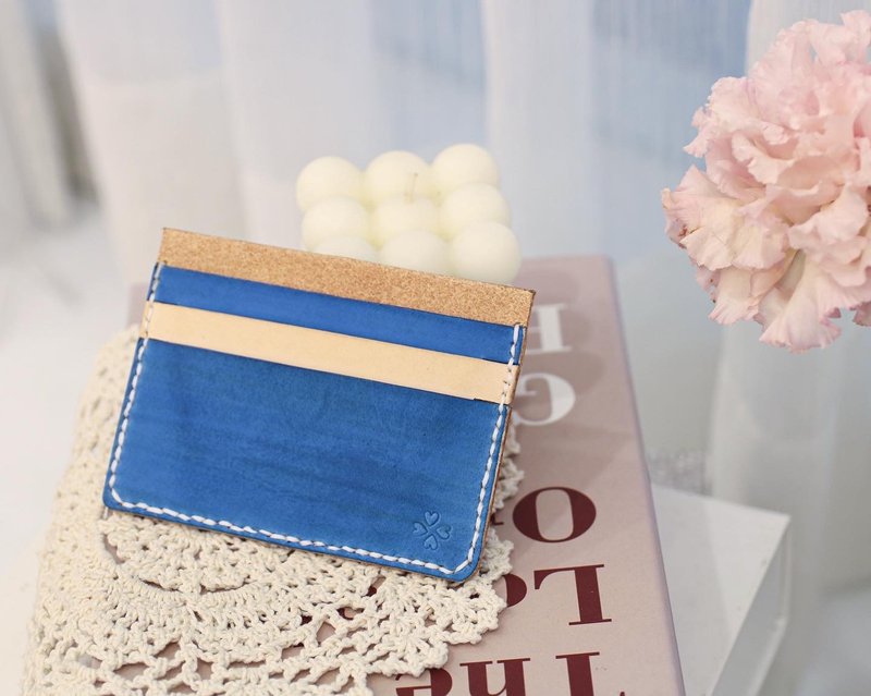 轻薄多层卡套/皮革卡夹/皮革课程/一人成团/新手友善 - 皮件 - 真皮 