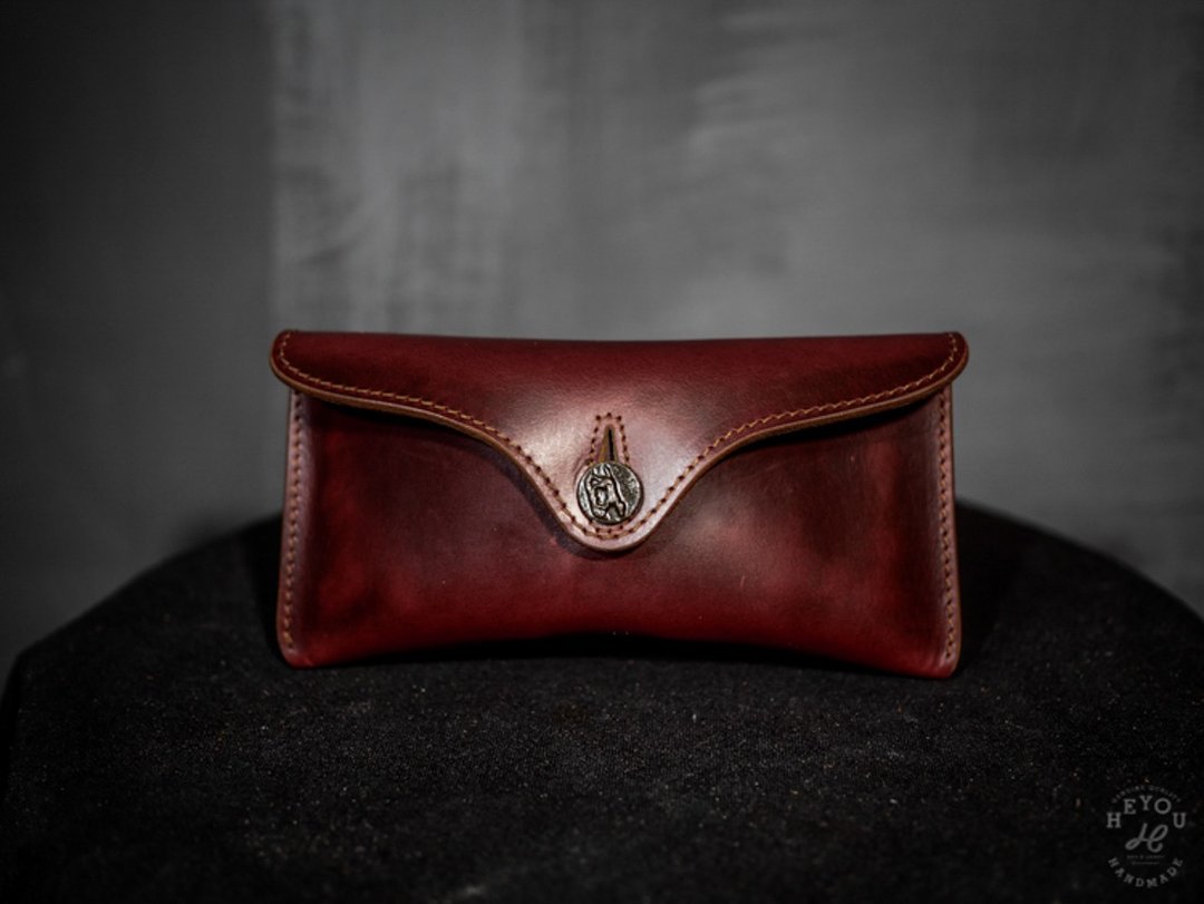 Glasses Case 皮革眼镜盒眼镜套 - 其他 - 真皮 红色