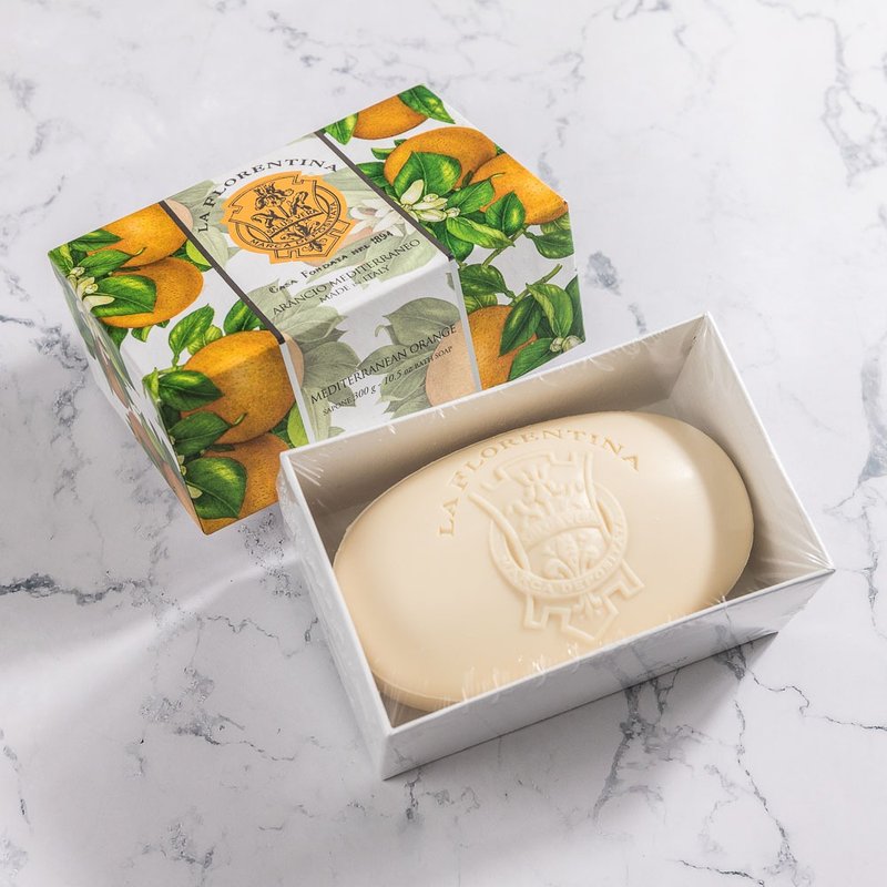 【快速出货】意大利手工香氛皂 300g-地中海香橙 - 肥皂/手工皂 - 其他材质 橘色
