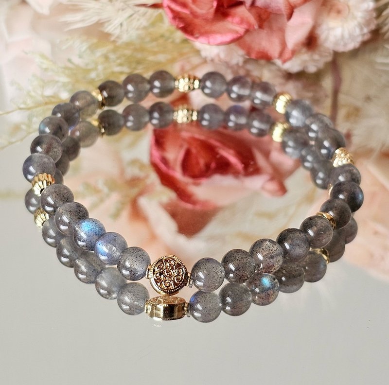 超强蓝光拉长石-约5.8m/水晶手链/平静沉稳/正能量 - 手链/手环 - 水晶 多色