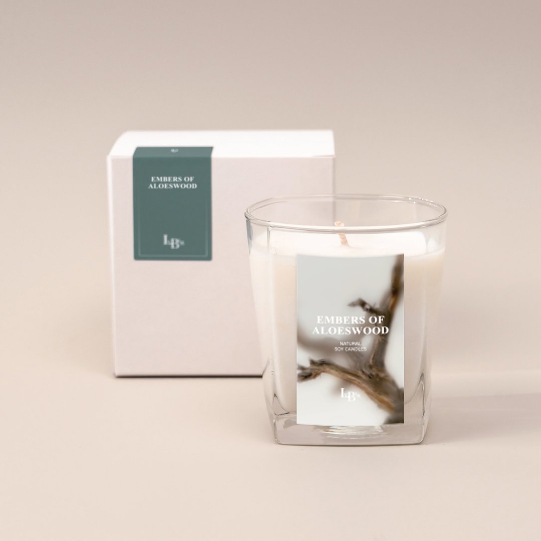 【茶香|黑茶 沉香如烬Embers of Aloeswood】天然大豆香氛蜡烛 - 蜡烛/烛台 - 蜡 