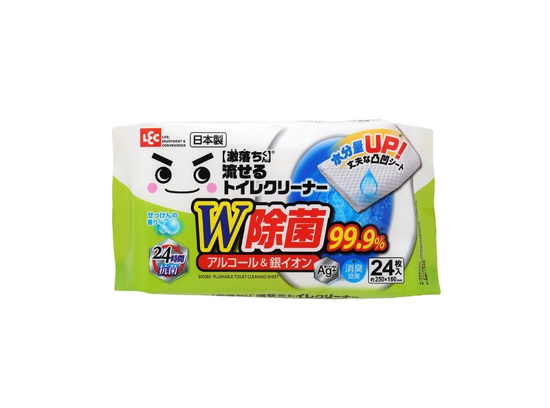【激落君】日制厕所W除菌去污擦拭巾24枚入 - 卫浴用品 - 其他材质 