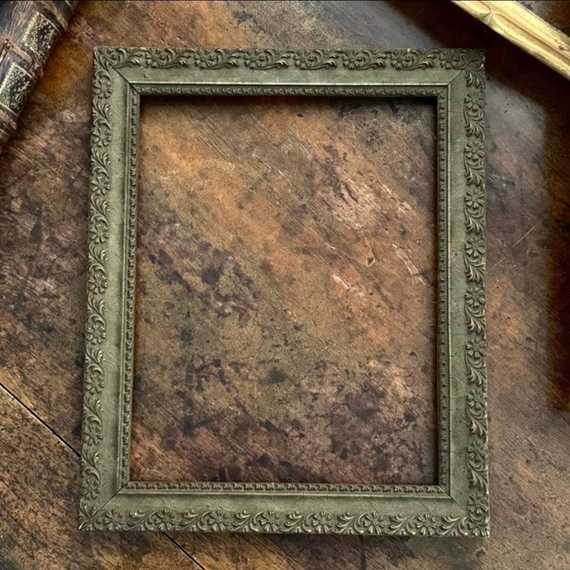 *50936-绝美法国古董画框30x25cm - 墙贴/壁贴 - 木头 