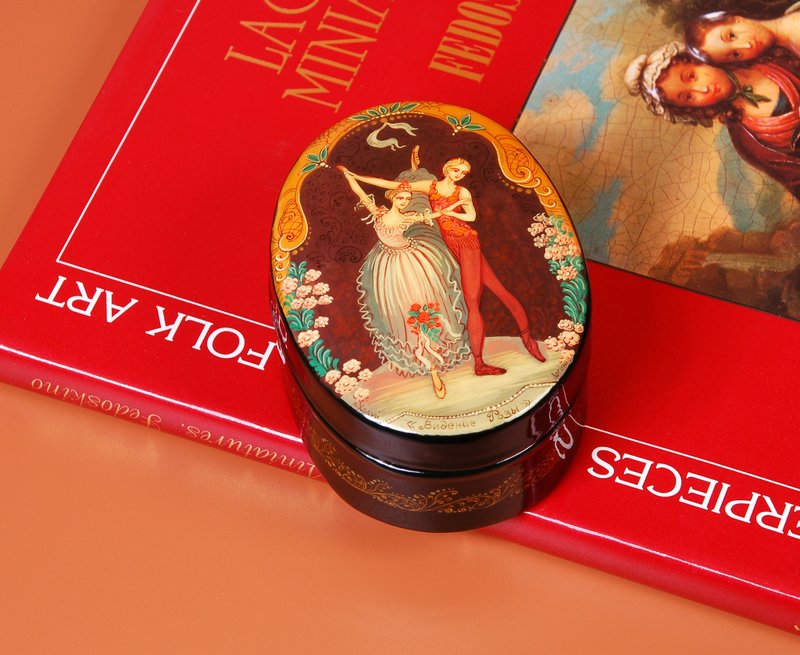 玫瑰灵芭蕾漆首饰盒 - 摆饰 - 其他材质 