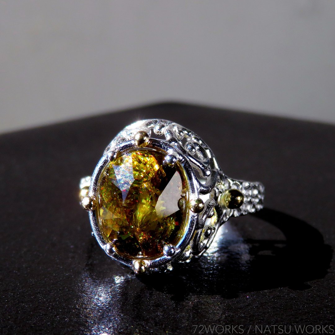 Sphene Ring - 戒指 - 宝石 黄色