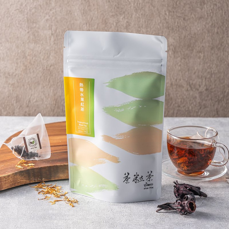 夏日果香【茶粒茶】热带水果红茶(8入) 凤梨果香 - 茶 - 新鲜食材 橘色