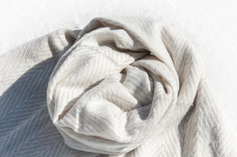 喀什米尔Cashmere 编织围巾 羊毛盖毯 针织围巾/纯羊毛围巾/羊毛披巾 圣诞节礼物 交换礼物 母亲节-英式(厚款) - 围巾/披肩 - 羊毛 多色